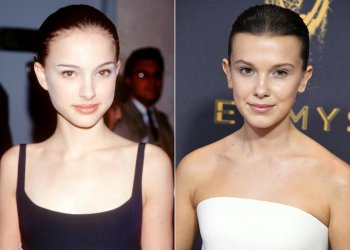 Natalie Portman imita a “Eleven” por su parecido con Millie Bobby Brown