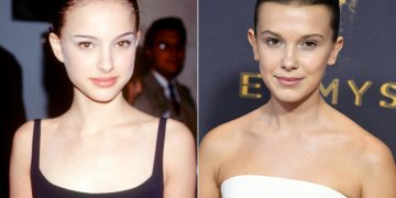 Natalie Portman imita a “Eleven” por su parecido con Millie Bobby Brown