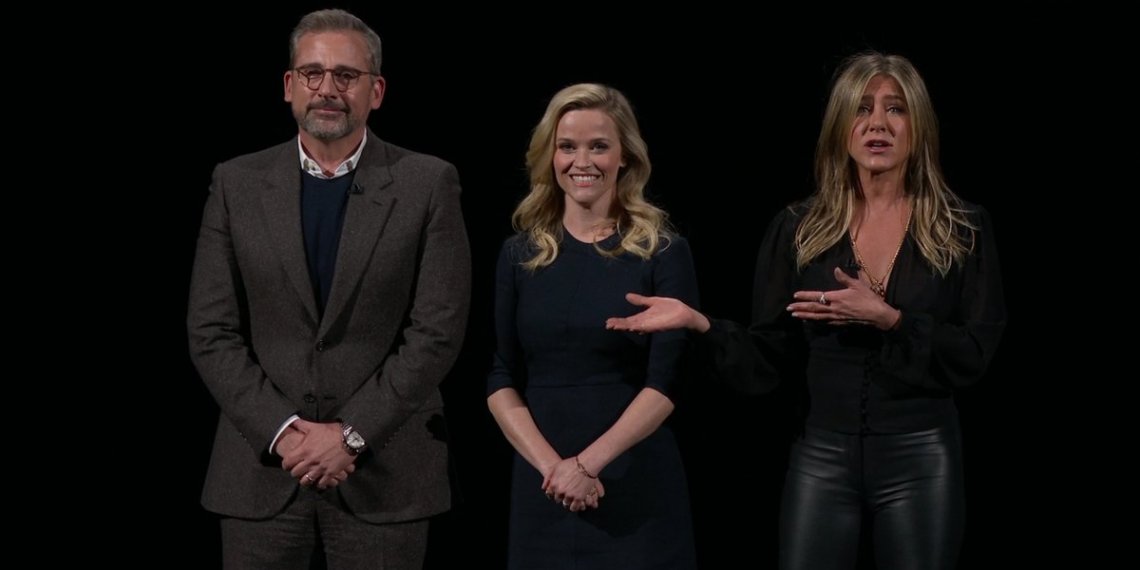 Spielberg, Jennifer Aniston y varios artistas presentaron Apple TV+