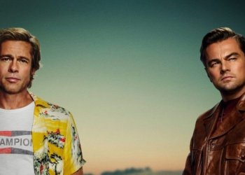 Brad Pitt y Leonardo DiCaprio en el primer póster de la nueva película de Tarantino