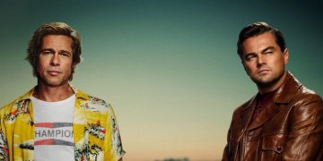 Brad Pitt y Leonardo DiCaprio en el primer póster de la nueva película de Tarantino