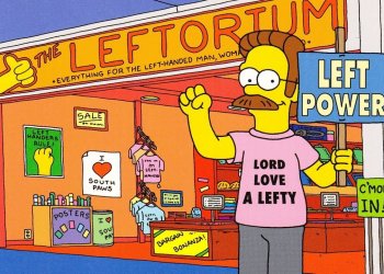 La reivindicación de los zurdos en Los Simpson