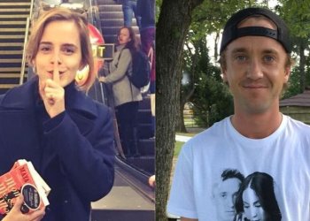 La foto de Emma Watson con Tom Felton que enloquece a los fans de “Harry Potter”