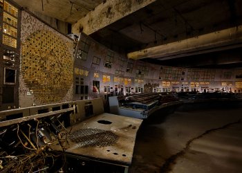 La sala de control del reactor 4 de la Central Nuclear de Chernobyl abre sus puertas para los turistas