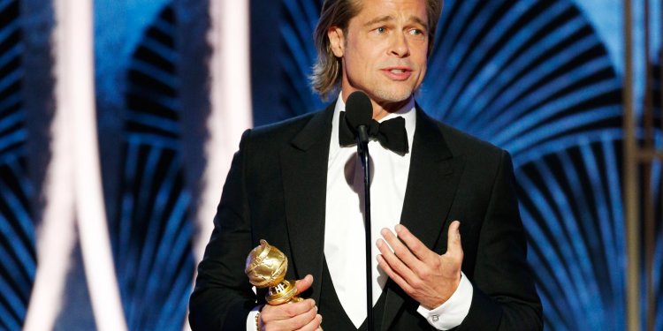 El chiste sobre Titanic que Brad Pitt le hizo a Leonardo DiCaprio en los Golden Globes 2020