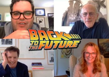 El elenco de Back to the future se reencontró en una videollamada
