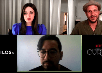 Hablamos con Katherine Langford y Gustaf Skarsgård por “Maldita”