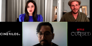 Hablamos con Katherine Langford y Gustaf Skarsgård por “Maldita”