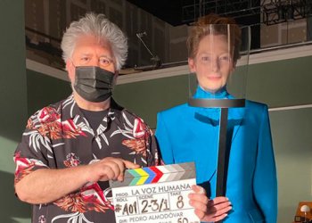 Pedro Almodóvar comienza el rodaje de ‘La voz humana’ con Tilda Swinton