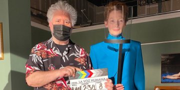 Pedro Almodóvar comienza el rodaje de ‘La voz humana’ con Tilda Swinton
