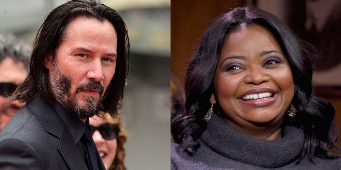 ¡Lo hizo de nuevo!El increíble gesto de Keanu Reeves con Octavia Spencer