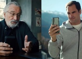 ¡Es viral! Mirá el video de Robert De Niro actuando con Roger Federer