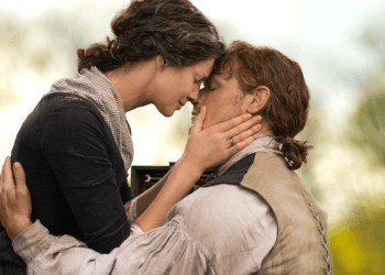 Una famosa actriz es fan de Outlander y los protagonistas no lo pueden creer