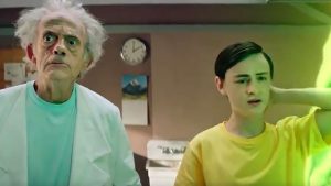 Rick and Morty presentó su live-action con Christopher Lloyd