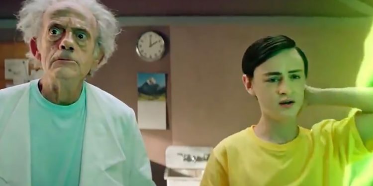 Rick and Morty presentó su live-action con Christopher Lloyd
