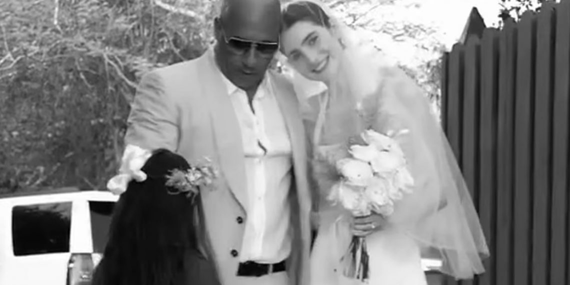 Vin Diesel acompañó a Meadow Walker, la hija de Paul, hasta el altar