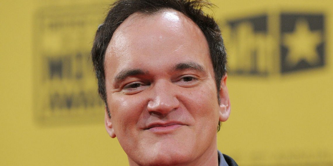 El dibujo animado que Quentin Tarantino mira junto a su hijo