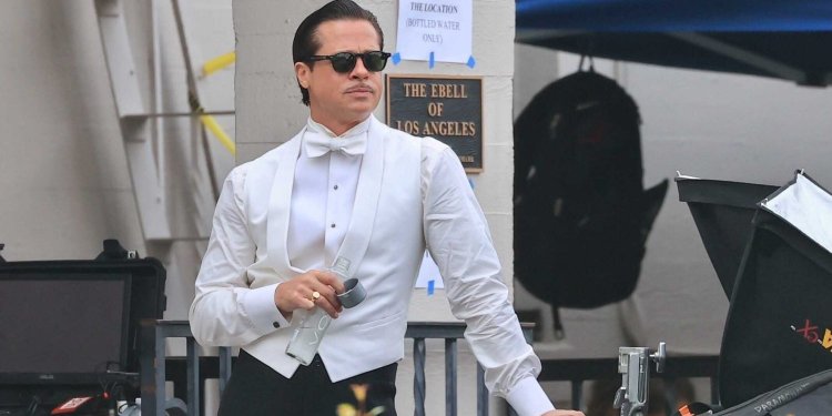 Así luce Brad Pitt en las primeras imágenes de Babylon