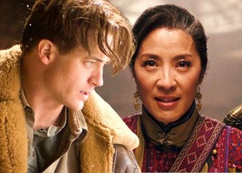 Tras 14 años, el emotivo reencuentro de Brendan Fraser y Michelle Yeoh