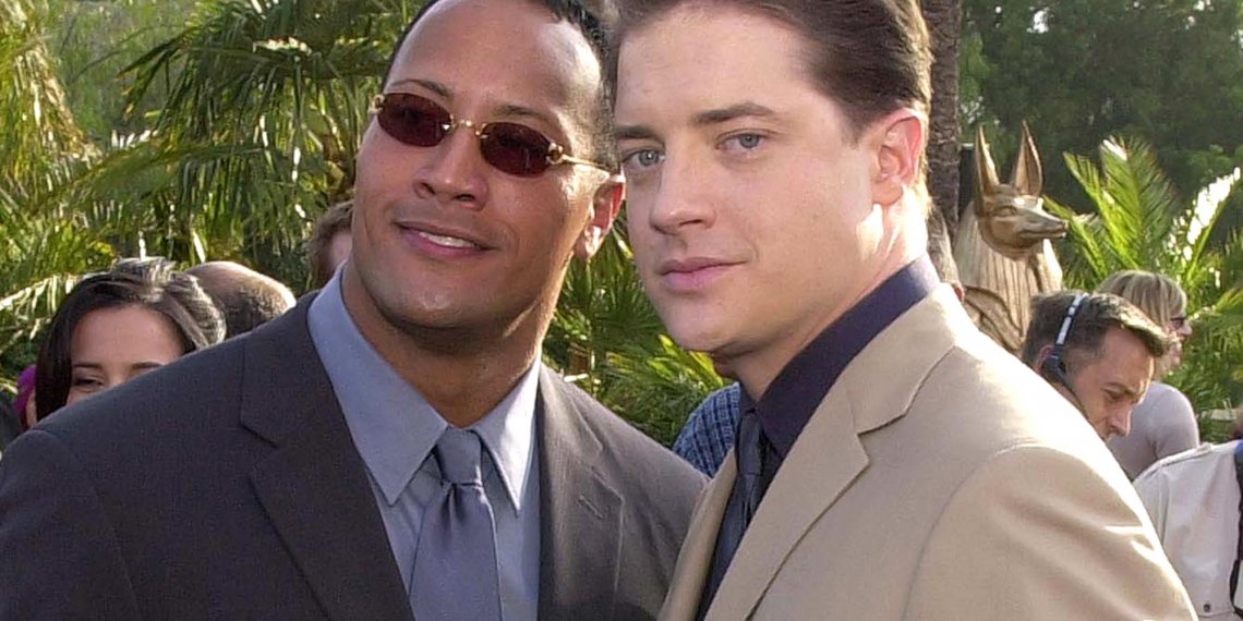 El conmovedor mensaje de Dwayne Johnson a Brendan Fraser