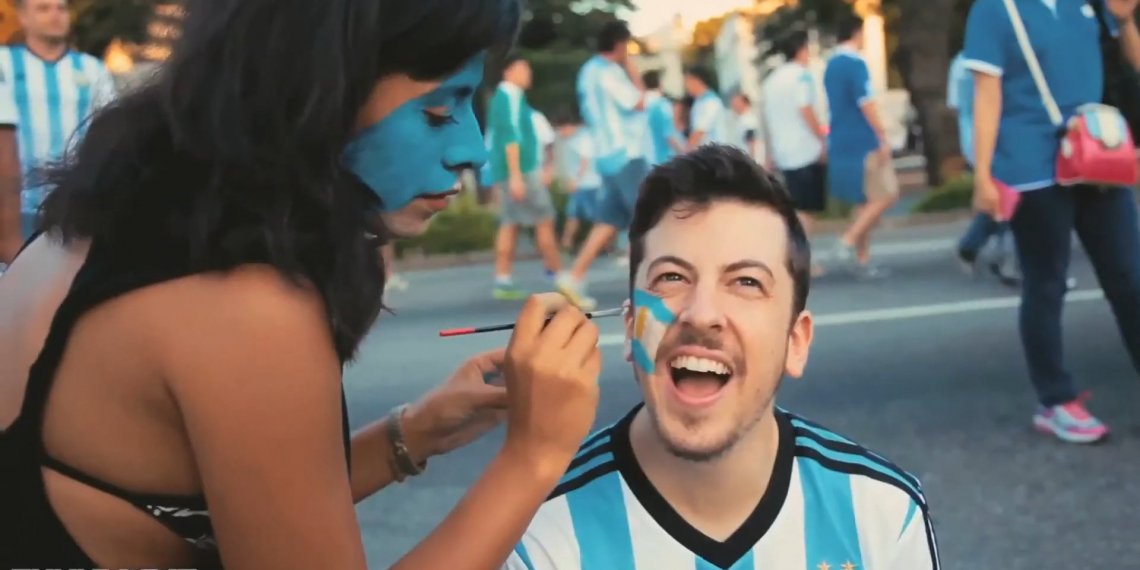 Argentina está en la final y el actor “amuleto” volvió a dedicarle un tweet