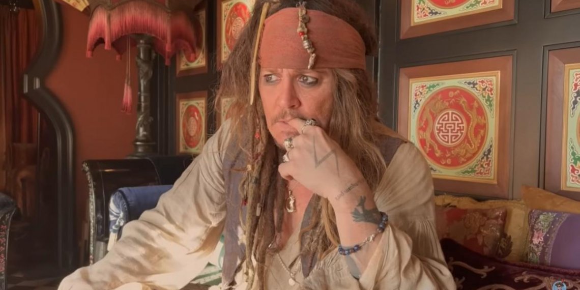 Por esta razón, Johnny Depp volvió a ser el capitán Jack Sparrow
