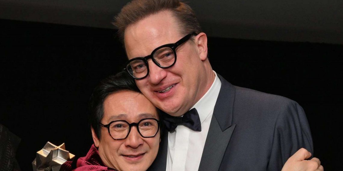 La reacción de Brendan Fraser tras ser nominado a los Oscars