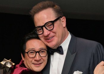 La reacción de Brendan Fraser tras ser nominado a los Oscars