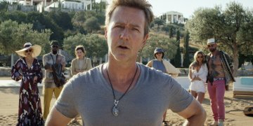 El detalle de Edward Norton en Glass Onion, que seguro no notaste