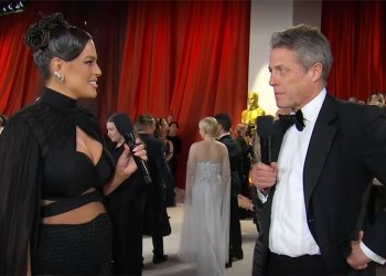 Oscars 2023: El incómodo momento entre Hugh Grant y Ashley Graham