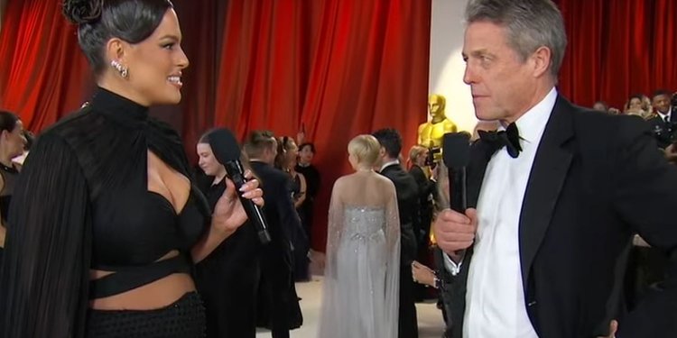Oscars 2023: El incómodo momento entre Hugh Grant y Ashley Graham