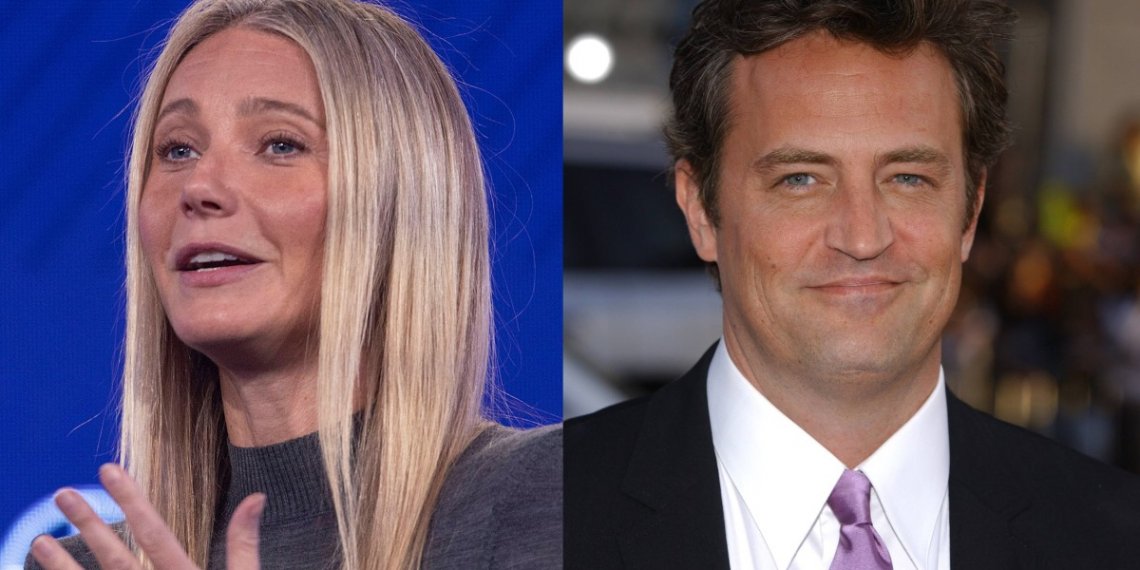 Emotiva despedida de Gwyneth Paltrow a Matthew Perry