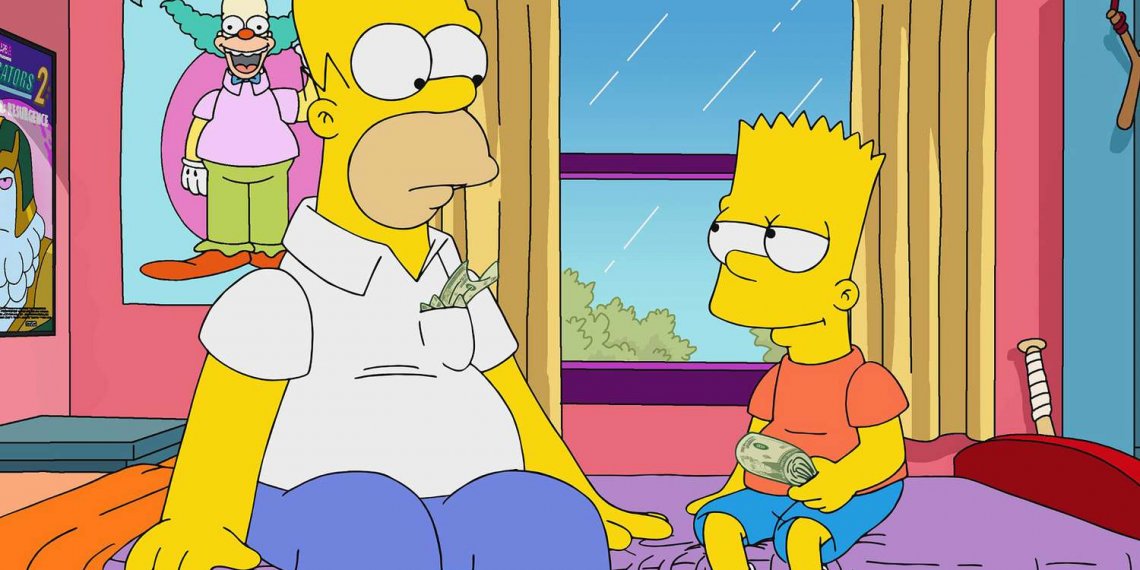Los Simpson eliminaron una icónica escena entre Bart y Homero