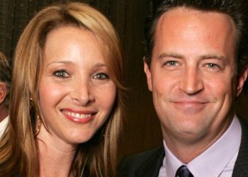 El tierno gesto de Lisa Kudrow con la mascota de Matthew Perry