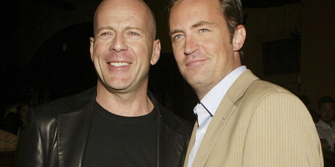 La tierna amistad entre Bruce Willis y Matthew Perry