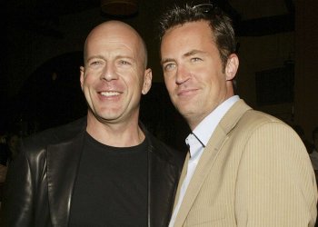 La tierna amistad entre Bruce Willis y Matthew Perry