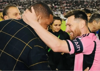 La euforia de Will Smith al conocer a Lionel Messi