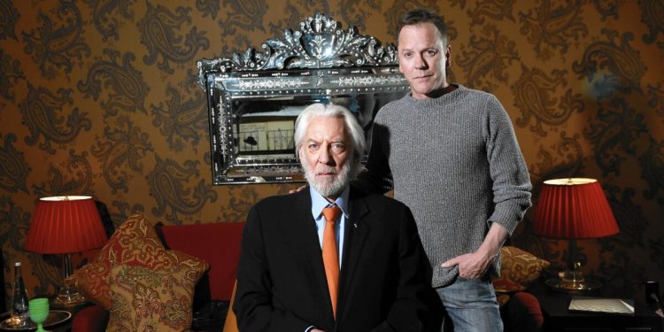 Kiefer Sutherland despidió a su padre con un sentido mensaje