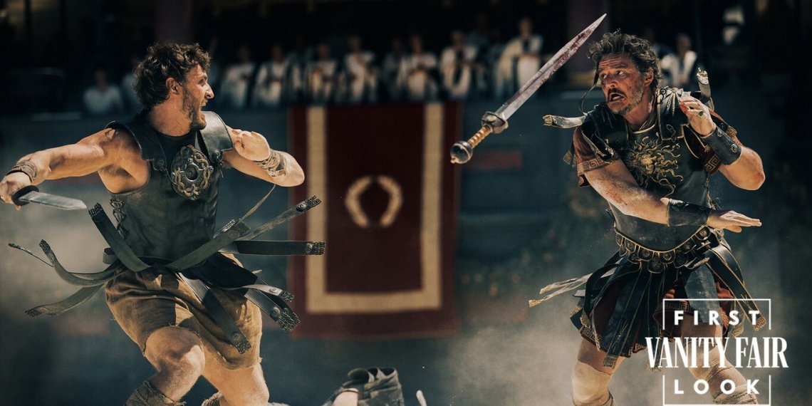 Mirá las impactantes primeras imágenes de Gladiator 2