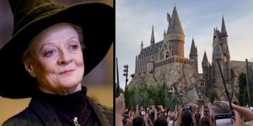 Fans de Harry Potter alzan sus varitas en memoria de Maggie Smith