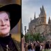 Fans de Harry Potter alzan sus varitas en memoria de Maggie Smith