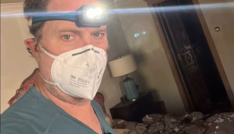 El triste relato de Rainn Wilson, protagonista de The Office, tras el incendio de su hogar