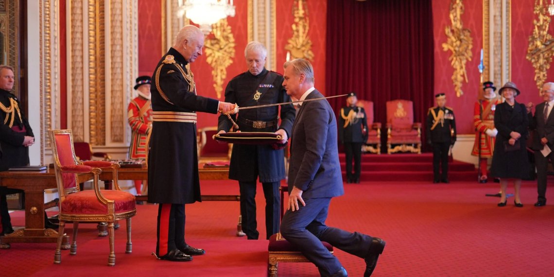 ¡Ahora es Sir! Christopher Nolan recibió el título de Caballero