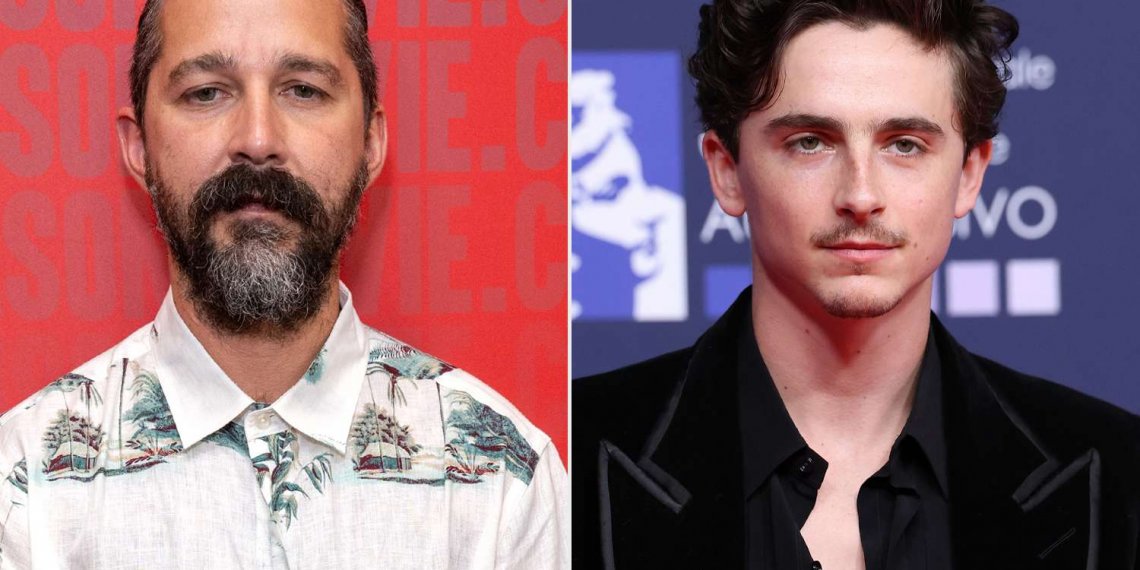 Shia LaBeouf rompió el silencio tras los rumores de peleas con Timothée Chalamet