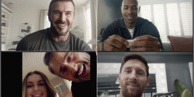 Messi y Beckham se unen a Steve Carell para una publicidad
