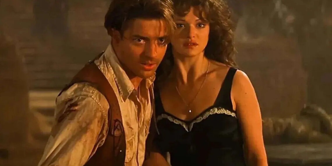 La Momia 4: se filtraron las primeras imágenes del reencuentro de Brendan Fraser y Rachel Weisz