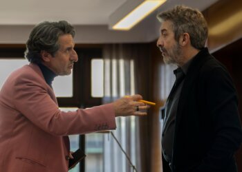 "Lo dejamos acá": Ricardo Darín y Diego Peretti sostienen un thriller psicológico irregular gracias a su química en pantalla